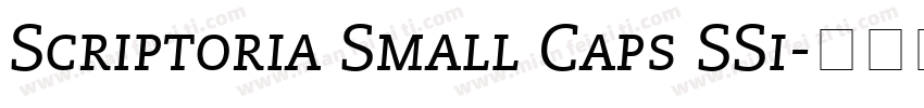 Scriptoria Small Caps SSi字体转换